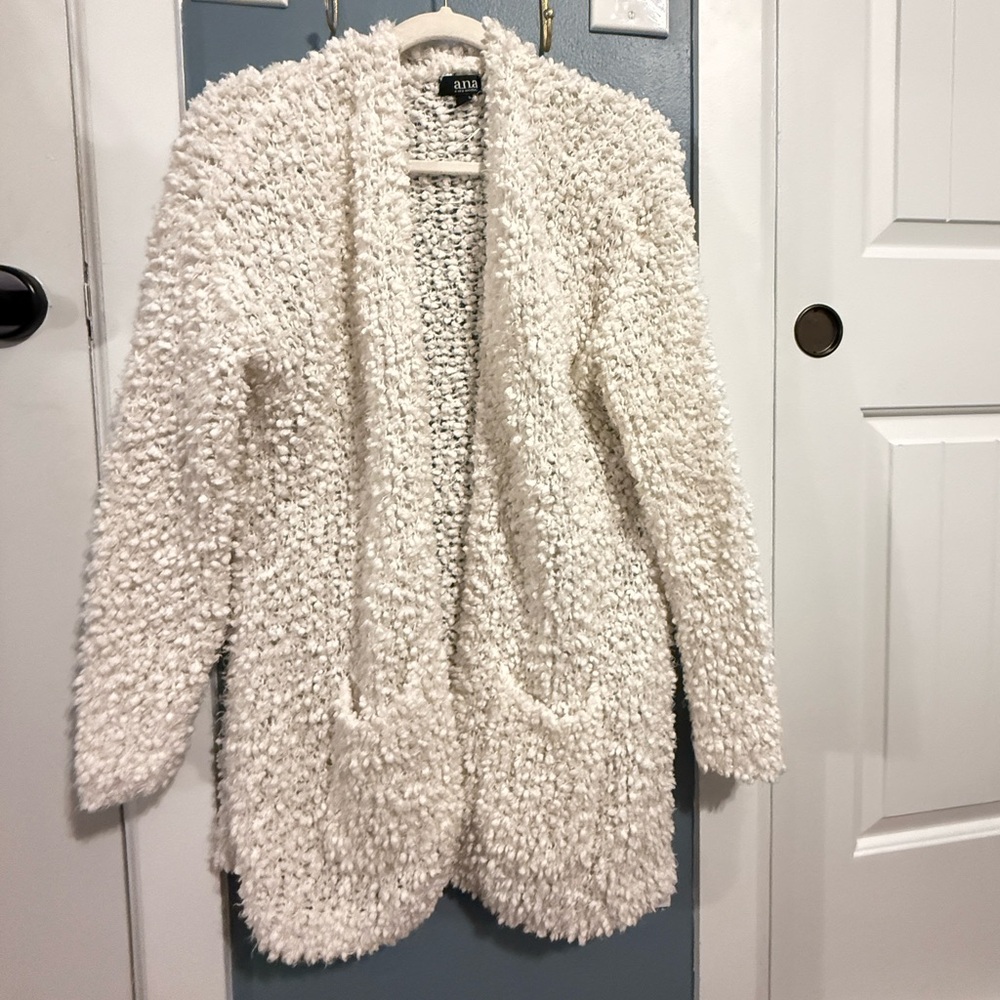 Ana White Textured Knit Sweater